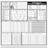 AD&D 2e Second Edition Character Sheet