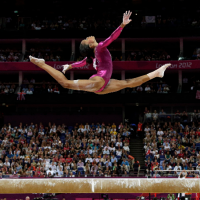 Strength Jump standing highjump gymnastics balance beam Gabby Douglas.png